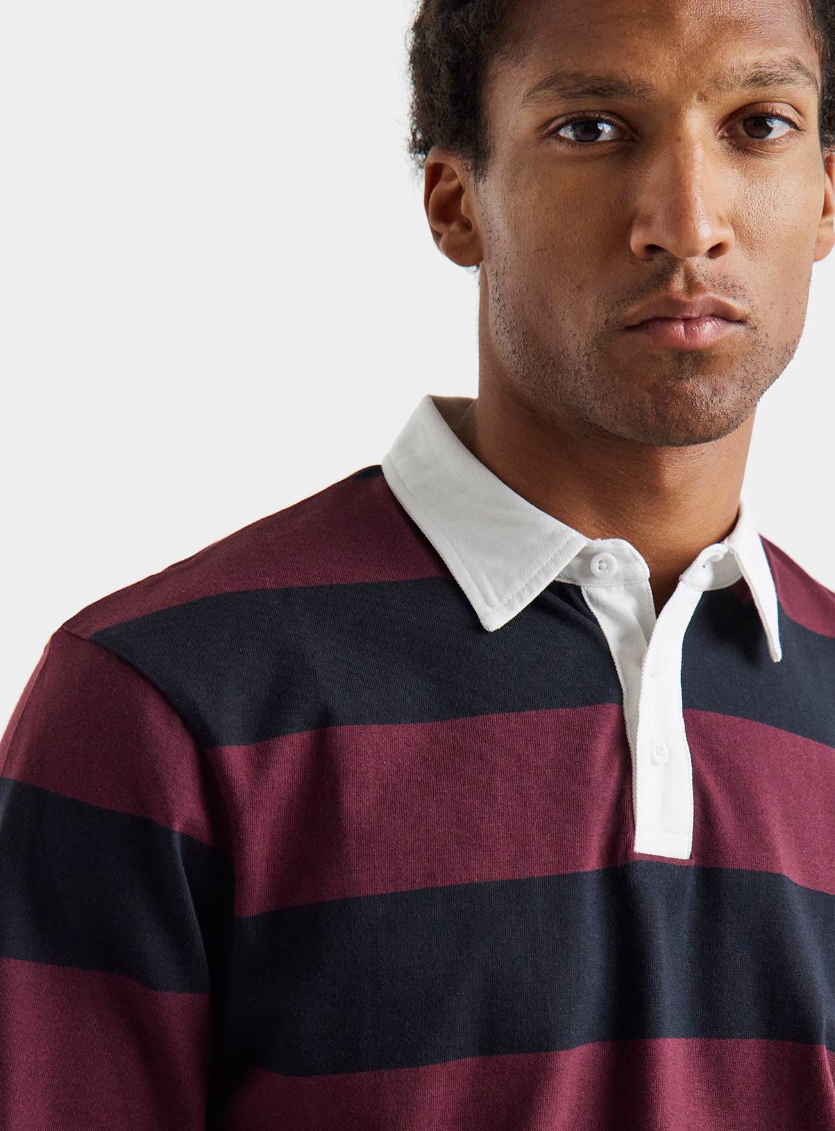JACAMO Long Sleeve Rugby Polo Long 3XL - Image 3